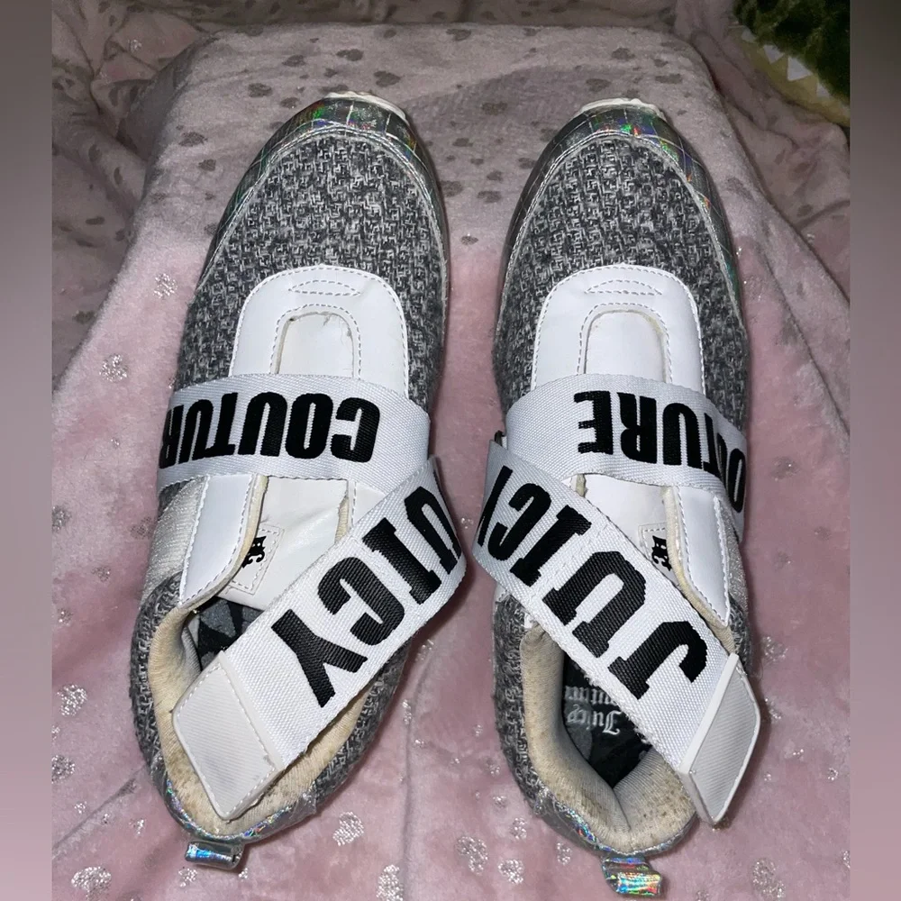 Vintage Juicy Couture Velcro shoes women’s 7.5 - Picture 4 of 7